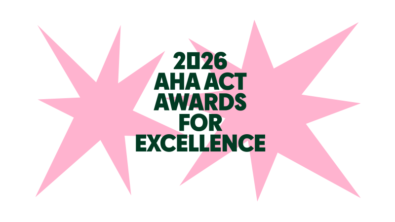 AHA ACT AWARDS Logo